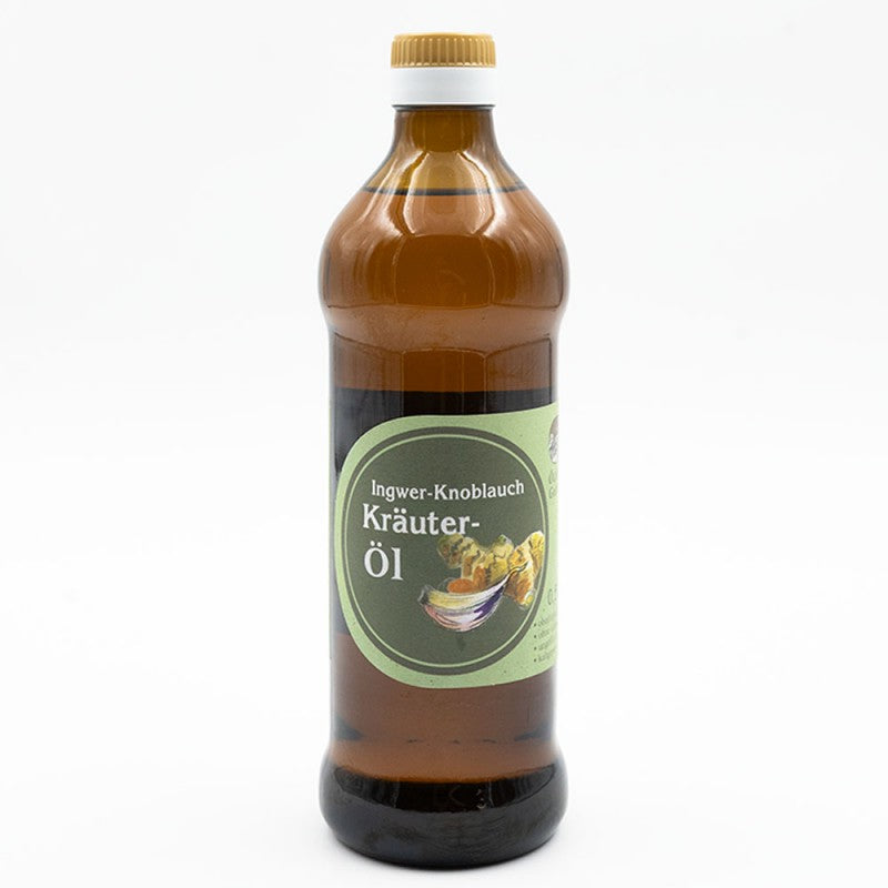 Ingwer-Knoblauch-Kräuteröl, kaltgepresst